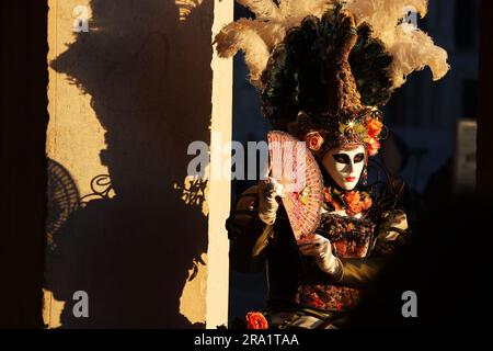 Enedig Karneval, Karneval Venedig, Sinnlichkeit, Schönheit, Erotik, Carnevale di Venezia, Masken in Venedig, Maskerade Venice, Banque D'Images