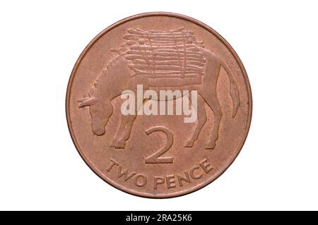 Sainte-Hélène et Ascension deux pièces de clôture Banque D'Images