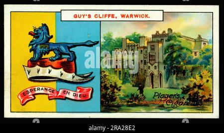 Guy's Cliffe, Warwick - carte à cigarettes vintage Banque D'Images