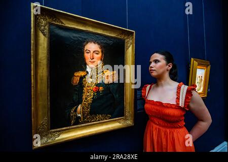 Londres, Royaume-Uni. 30th juin 2023. Un aperçu de Sotheby's Old Masters Evening Auction à Londres. Crédit : Guy Bell/Alay Live News Banque D'Images