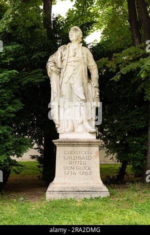 Monument à Christoph Willibald Ritter von Gluck. Banque D'Images