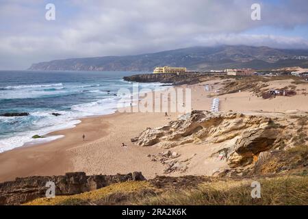 Portugal, quartier de Lisbonne, Cascais, Cresmina Beach (Praia da Cresmina ou Pequena do Guincho) Banque D'Images