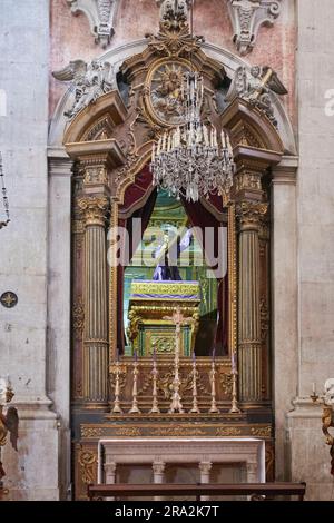 Portugal, Lisbonne, largo de Graca, intérieur de l'église Graca (Igreja Paroquial da Graça) Banque D'Images