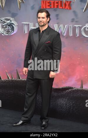 28 juin 2023. Henry Cavill à la première britannique de Netflix 'The Witcher' saison 3, Londres. Sue Andrews/Alamy. Banque D'Images