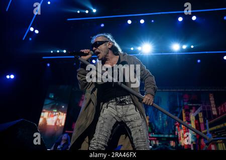 Manchester, Royaume-Uni. 30 juin 2023. Iron Maiden se produit à l'AO Arena de Manchester le 30th juin 2023. Credit:Scott Gouldsbrough/Alamy Live News Banque D'Images