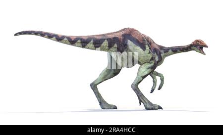 Archéornithomimus dinosaure, illustration Banque D'Images