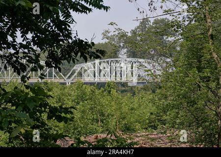 Gambrill Mill, qui fait partie du champ de bataille national de Manocacy, près de Frederick, MD, est une zone préservée gérée par les États-Unis Service des parcs nationaux. Banque D'Images