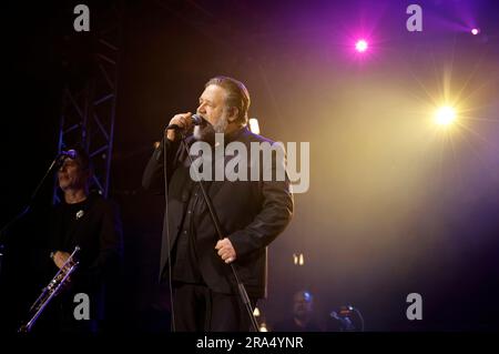 Russell Crowe vit BEI einem Konzert auf dem 57. Internationalen Filmfestival Karlovy Vary 2023 im Hotel Thermal. Karlsbad, 30.06.2023 Banque D'Images