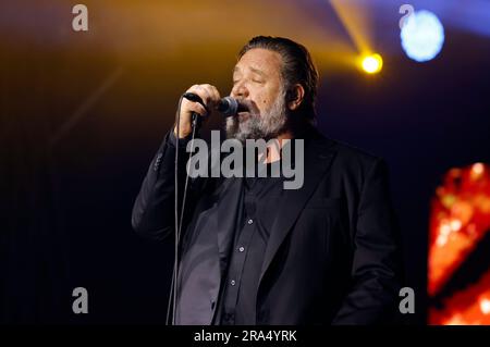 Russell Crowe vit BEI einem Konzert auf dem 57. Internationalen Filmfestival Karlovy Vary 2023 im Hotel Thermal. Karlsbad, 30.06.2023 Banque D'Images