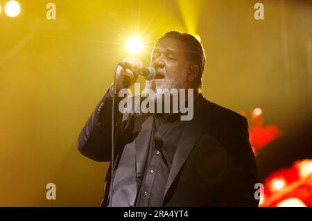 Russell Crowe vit BEI einem Konzert auf dem 57. Internationalen Filmfestival Karlovy Vary 2023 im Hotel Thermal. Karlsbad, 30.06.2023 Banque D'Images