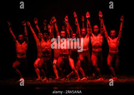 Pula, Croatie. 30th juin 2023. Des danseurs se produisent pendant la parade du ballet dans le cadre de l'été culturel Pula au Théâtre national Istrien de Pula, en Croatie, sur 30 juin 2023. Photo: Srecko Niketic/PIXSELL crédit: Pixsell/Alay Live News Banque D'Images