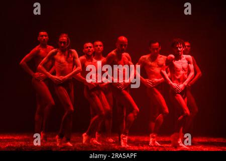 Pula, Croatie. 30th juin 2023. Des danseurs se produisent pendant la parade du ballet dans le cadre de l'été culturel Pula au Théâtre national Istrien de Pula, en Croatie, sur 30 juin 2023. Photo: Srecko Niketic/PIXSELL crédit: Pixsell/Alay Live News Banque D'Images