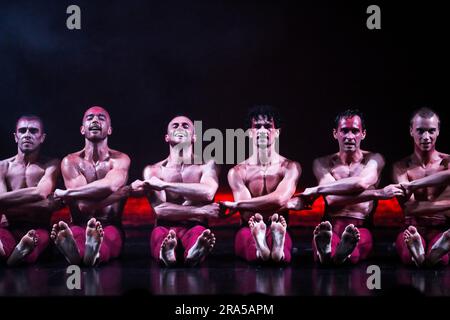 Pula, Croatie. 30th juin 2023. Des danseurs se produisent pendant la parade du ballet dans le cadre de l'été culturel Pula au Théâtre national Istrien de Pula, en Croatie, sur 30 juin 2023. Photo: Srecko Niketic/PIXSELL crédit: Pixsell/Alay Live News Banque D'Images