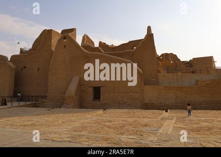 Al Diriyah ancienne capitale . Riyad Arabie Saoudite - ruines de Diriyah - culture saoudienne. Journée nationale Banque D'Images