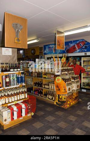 Magasin de bouteilles, Swakopmund, Namibie Banque D'Images