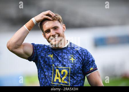 Wakefield, Angleterre - 23rd juin 2023 - Jack Croft de Wakefield Trinity. Rugby League Betfred Super League , Wakefield Trinity vs Salford Red Devils au stade BE Well support, Wakefield, Royaume-Uni Banque D'Images