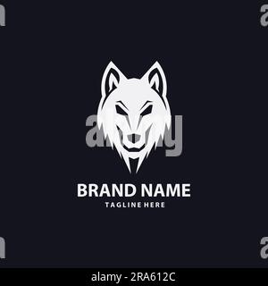 Logo Wolf Head Illustration de Vecteur
