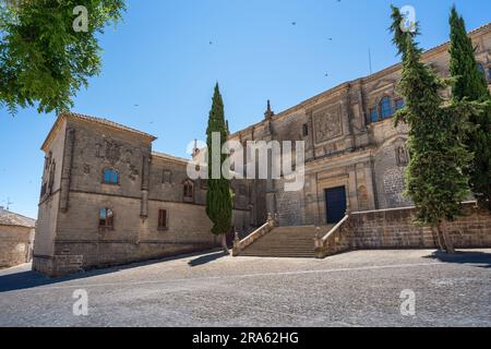 Ancienne salle de conseil de Baeza (Casas Consistoriales) sur la Plaza de Santa Maria - Baeza, Jaen, Espagne Banque D'Images