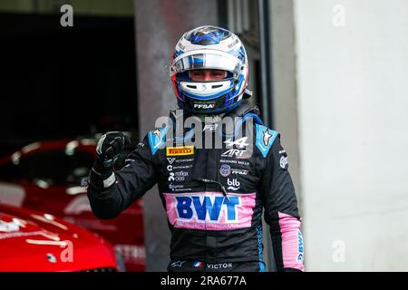 Spielberg, Autriche. 01st juillet 2023. MARTINS Victor (fra), GRAND Prix D'ART, Dallara F2, portrait lors de la ronde 7th du Championnat de Formule 2 de la FIA 2023 de 30 juin à 2 juillet 2023 sur l'anneau de taureau rouge, à Spielberg, Autriche - photo Florent Gooden/DPPI crédit: DPPI Media/Alay Live News Banque D'Images