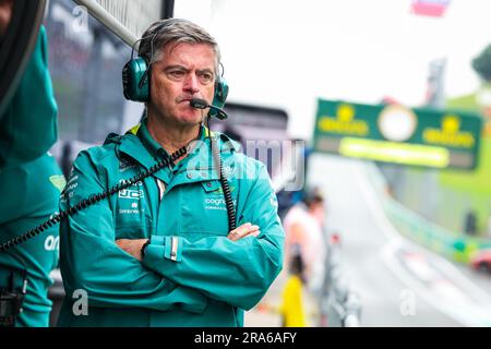 STEVENSON Andy, Directeur sportif de l'équipe Aston Martin F1, portrait, pendant la Formule 1 Rolex Grosser Preis von Osterreich 2023, Grand Prix autrichien 2023, 9th tour du Championnat du monde de Formule 1 2023 de 30 juin à 2 juillet 2023 sur l'anneau de taureau rouge, à Spielberg, Autriche crédit : Agence photo indépendante Srl/Alay Live News Banque D'Images