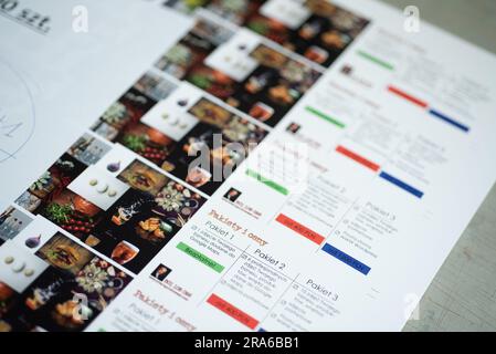 Impression maison procédé d'impression intérieur machines papier Banque D'Images