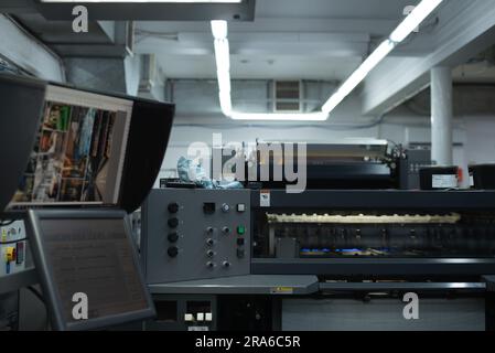 Impression maison procédé d'impression intérieur machines papier Banque D'Images