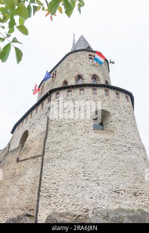 Niveau supérieur, Château de Vianden, Vianden, canton de Vianden, Luxembourg Banque D'Images