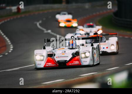 Défilé Vainqueurs des 24 heures du Mans 03 MARIS (FRA), Audi R8 LMP, 2002, action pendant la Classique du Mans 2023 de 1 juillet à 3, 2023 sur le circuit des 24 heures du Mans, au Mans, France - photo Antonin Vincent/DPPI crédit: DPPI Media/Alay Live News Banque D'Images