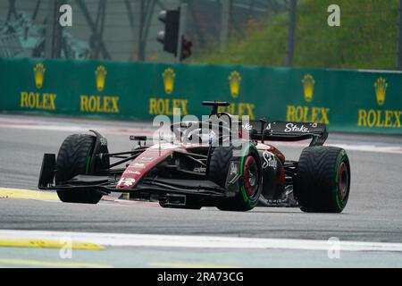 Spielberg, Styrie, Autriche. 1st juillet 2023. Valtteri Bottas (fin) Alfa Romeo C43.pendant Sprint course de FORMULE 1 ROLEX GROSSER PREIS VON OSTERREICH 2023 - Jun29 à Jul2 dans RedbullRing - Spielberg, Autriche (Credit image: © Alessio de Marco/ZUMA Press Wire) USAGE ÉDITORIAL SEULEMENT! Non destiné À un usage commercial ! Crédit : ZUMA Press, Inc./Alay Live News Banque D'Images