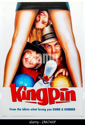 Couverture avant de l'information de publicité pour le film de pivot, qui a été publié en 1996 Banque D'Images
