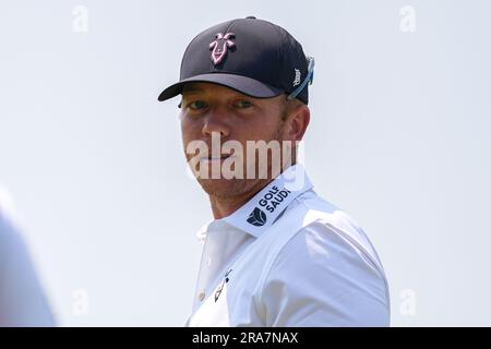 Cadix, Espagne. 1st juillet 2023. VALDERRAMA, CADIX - JUILLET 01: Talor Gooch de Rangegames GC pendant la deuxième journée de golf de LIV - Andalousie au Real Club Valderrama sur 1 juillet 2023 à Cadix, Espagne. (Credit image: © DAX via ZUMA Press Wire) USAGE ÉDITORIAL SEULEMENT! Non destiné À un usage commercial ! Crédit : ZUMA Press, Inc./Alay Live News Banque D'Images