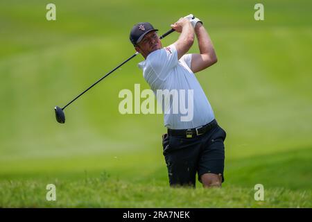 Cadix, Espagne. 1st juillet 2023. VALDERRAMA, CADIX - JUILLET 01: Talor Gooch de Rangegames GC pendant la deuxième journée de golf de LIV - Andalousie au Real Club Valderrama sur 1 juillet 2023 à Cadix, Espagne. (Credit image: © DAX via ZUMA Press Wire) USAGE ÉDITORIAL SEULEMENT! Non destiné À un usage commercial ! Crédit : ZUMA Press, Inc./Alay Live News Banque D'Images