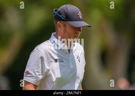 Cadix, Espagne. 1st juillet 2023. VALDERRAMA, CADIX - JUILLET 01: Talor Gooch de Rangegames GC pendant la deuxième journée de golf de LIV - Andalousie au Real Club Valderrama sur 1 juillet 2023 à Cadix, Espagne. (Credit image: © DAX via ZUMA Press Wire) USAGE ÉDITORIAL SEULEMENT! Non destiné À un usage commercial ! Crédit : ZUMA Press, Inc./Alay Live News Banque D'Images