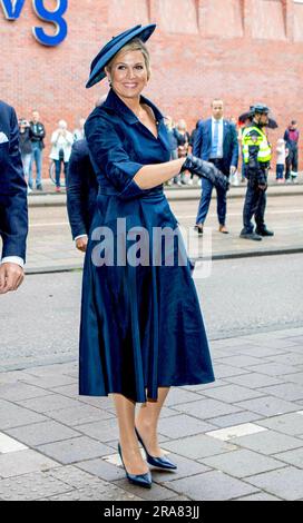 Amsterdam, Niederlande. 01st juillet 2023. La reine Maxima des pays-Bas arrive à l'Oosterpark d'Amsterdam, sur 01 juillet 2023, pour assister à Ketikoti (commémoration nationale du passé de l'esclavage hollandais), le roi prononce un discours et présente ses excuses. Crédit : Albert Nieboer/Netherlands OUT/point de vue OUT/dpa/Alay Live News Banque D'Images