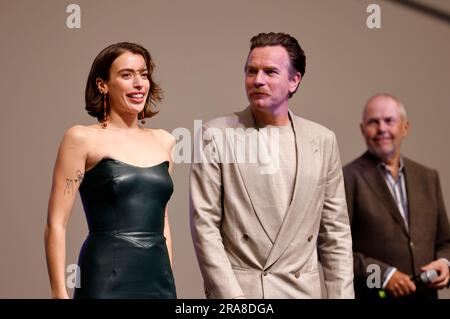 Clara Mathilde McGregor und Ewan McGregor beim Tribute screening des Kinofilm 'You Sing Loud, I Sing Loud' auf dem 57. Internationalen Filmfestival Karlovy Vary 2023 im Hotel Thermal. Karlsbad, 01.07.2023 Banque D'Images