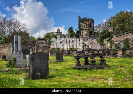 New Calton Burial Ground, ville d'Édimbourg, Écosse, Royaume-Uni. Banque D'Images