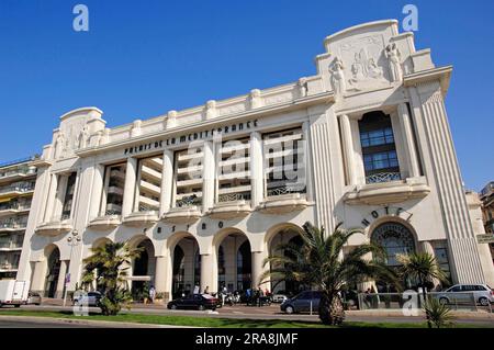 Hotel Palais de la Méditerranée, Nice, Alpes-Maritimes, Provence-Alpes-Côte d'Azur, Sud de la France Banque D'Images