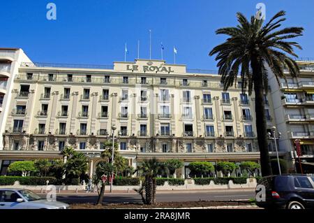 Hotel le Royal, Nice, Alpes-Maritimes, Provence-Alpes-Côte d'Azur, Sud de la France Banque D'Images