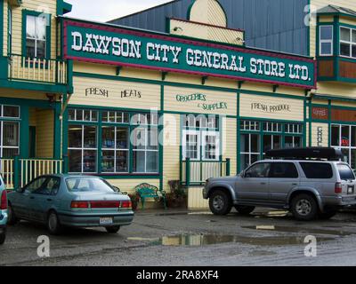 Magasin général, Dawson City, Yukon, Canada Banque D'Images