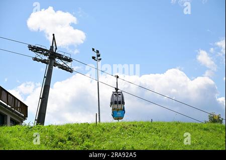 Semmering, Basse-Autriche, Autriche. Soulever le système à Semmering Banque D'Images