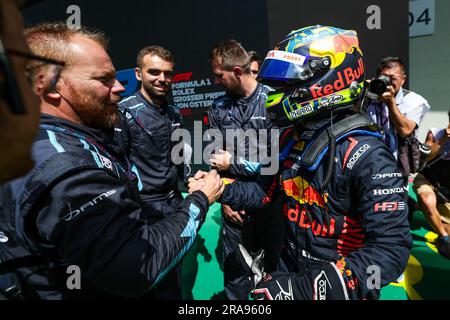 Spielberg, Autriche. 02nd juillet 2023. IWASA Ayumu (jpn), DAMS, Dallara F2, portrait lors de la ronde 7th du Championnat de Formule 2 de la FIA 2023 de 30 juin à 2 juillet 2023 sur l'anneau de taureau rouge, à Spielberg, Autriche - photo Florent Gooden/DPPI crédit: DPPI Media/Alamy Live News Banque D'Images