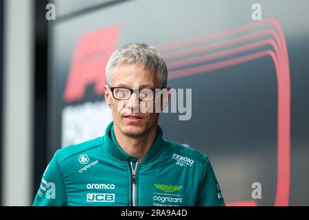 KRACK Mike (ger), Directeur général de l'équipe Aston Martin F1, portrait lors de la ronde 7th du Championnat de Formule 2 de la FIA 2023 de 30 juin à 2 juillet 2023 sur l'anneau de taureau rouge, à Spielberg, Autriche crédit: Agence de photo indépendante Srl/Alay Live News Banque D'Images