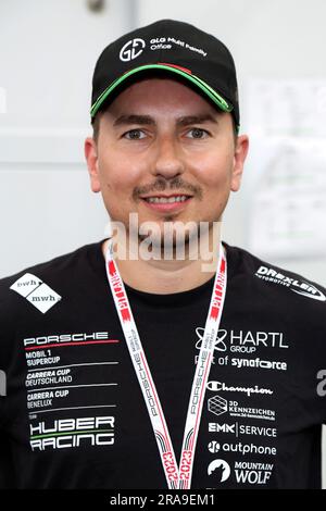 SPIELBERG, Autriche. 1st juillet 2023. Jorge Lorenzo, ESP, ancien champion du monde de MotoGP, F1 au Red Bull Ring, Oesterreich Ring, Formule 1, Grand Prix AUTRICHIEN, Grosser Preis von OESTERREICH, GP d'Autriche, Motorsport, Formel1, image payante, Copyright © Andy KNOTH/ATP images (KNOTH Andy/ATP/SPP) Credit: SPP Sport Press photo. /Alamy Live News Banque D'Images