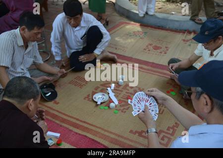 La fête traditionnelle du village de Chem, Ha Noi, Vietnam 2023. 越南旅游, वियतनाम पर्यटन, 베트남 관광, ベトナム観光, ឌូលីច វៀតណាម Banque D'Images