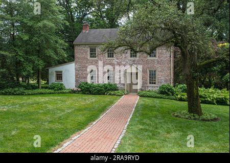 Old American Colonial House, Philadelphie, Pennsylvanie, États-Unis Banque D'Images