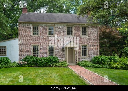 Old American Colonial House, Philadelphie, Pennsylvanie, États-Unis Banque D'Images