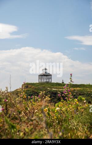 Vue du phare de Ribadeo dans le nord de l'Espagne Banque D'Images