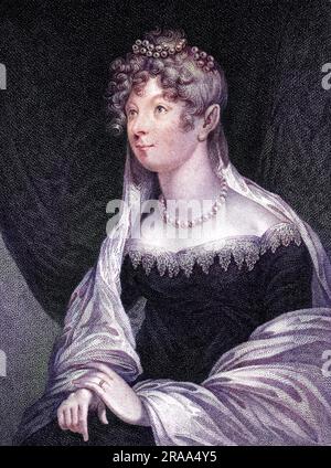 MARY CATHERINE (née Bolton) dame THURLOW (1790 - 1830), actrice, épouse d'Edward, deuxième baron T. Banque D'Images