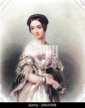 Elizabeth (Hay), duchesse de Wellington, épouse d'Arthur Richard, le duc de 2nd Date: 1820-1884 Banque D'Images