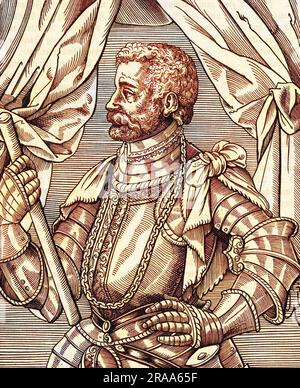 JAN SAVIUS ZAMOYSKI soldat et homme d'État polonais Date: 1542 - 1605 Banque D'Images